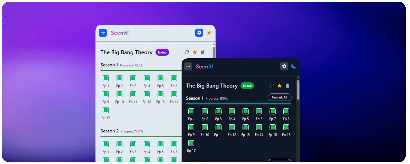 Seenit! Extension Preview